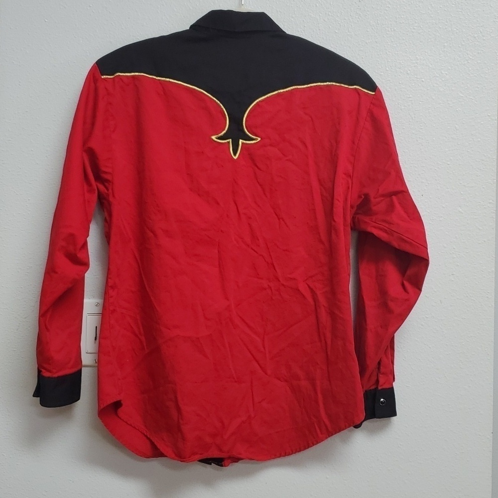 Panhandle Slim vintage rodeo western snap riding shirt - Picture 5 of 7